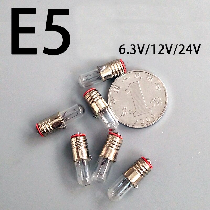 E5 ̴ ǥõ   5x17mm 6.3V 12V 24V 0.1A  ..